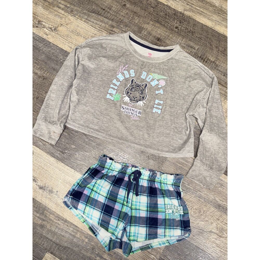 GIRLS JUSTICE STRANGER THINGS PJS